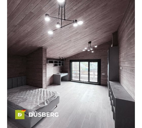 Масло с твёрдым воском для пола, лестниц Dusberg 2530 для внутренних работ, с карнаубским воском, 0.75 л, цвет 2315 черника 2530-750-Dus2315
