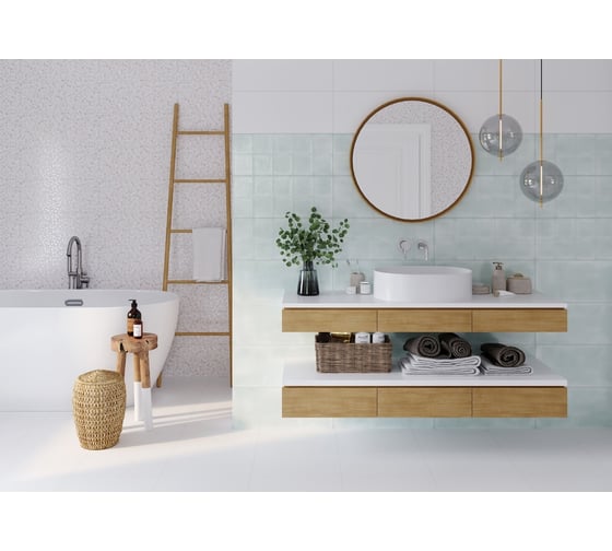 Керамогранит Gracia Ceramica Monocolor sugar white белый PG 01 45x45 см, 1.62 кв. м, 8 шт. СК000035109