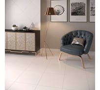 Керамогранит Gracia Ceramica Monocolor sugar white белый PG 01 60x60 см, 1.44 кв. м, 4 шт. СК000039127
