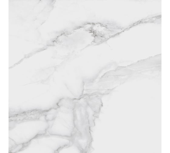 Керамогранит Gracia Ceramica Casa Blanca White белый PG 01 60x60 см, 1.44 кв. м, 4 шт. СК000021723