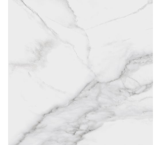 Керамогранит Gracia Ceramica Casa Blanca White белый PG 01 60x60 см, 1.44 кв. м, 4 шт. СК000021723