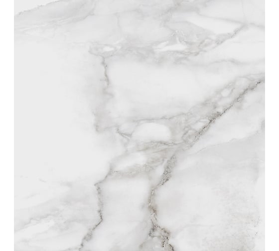 Керамогранит Gracia Ceramica Casa Blanca White белый PG 01 60x60 см, 1.44 кв. м, 4 шт. СК000021723