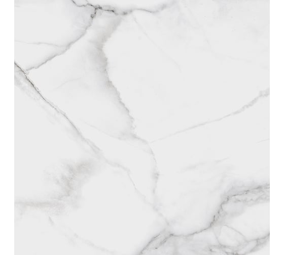 Керамогранит Gracia Ceramica Casa Blanca White белый PG 01 60x60 см, 1.44 кв. м, 4 шт. СК000021723