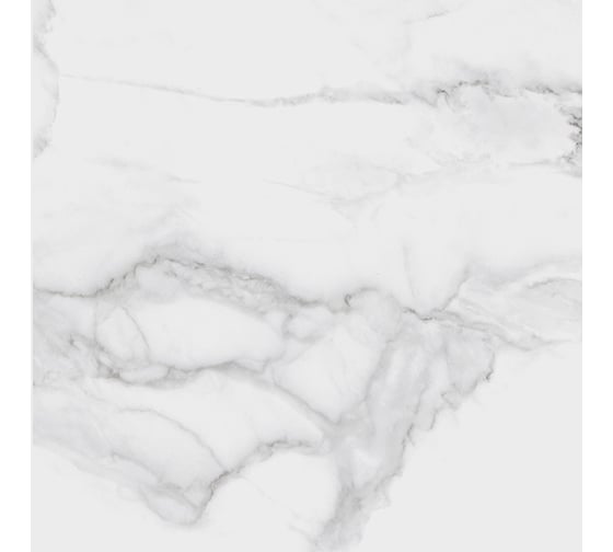 Керамогранит Gracia Ceramica Casa Blanca White белый PG 01 60x60 см, 1.44 кв. м, 4 шт. СК000021723