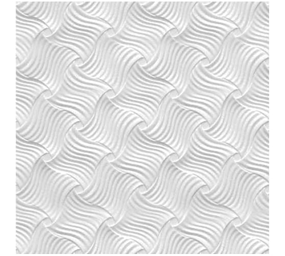 Потолочная плита ФОРМАТ Лента Люкс, 8 шт. в упаковке DITP-0TAPE0-WH-0022 1