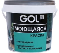 Акриловая моющаяся краска для стен Palizh Gol вд-ак-1180 153к 7 кг 11608564