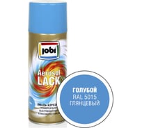 Аэрозольная эмаль JOBI RAL5015 глянцевая голубая 520 мл 31624