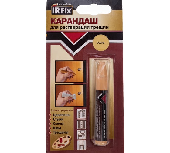 Карандаш для реставрации трещин IRFIX сосна 20110