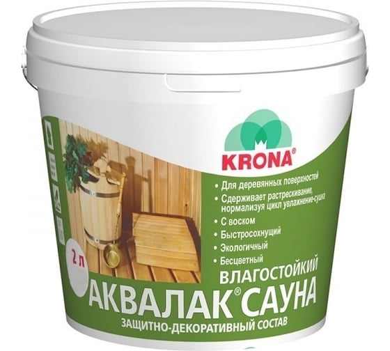 Аквалак ХИМИК сауна KRONA 2 л 66372260
