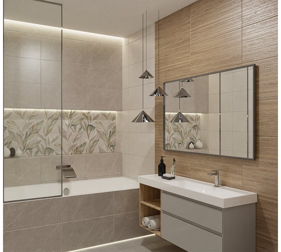 Плитка Azori Ceramica 31,5x63 ebri foliage 1 00-00002210