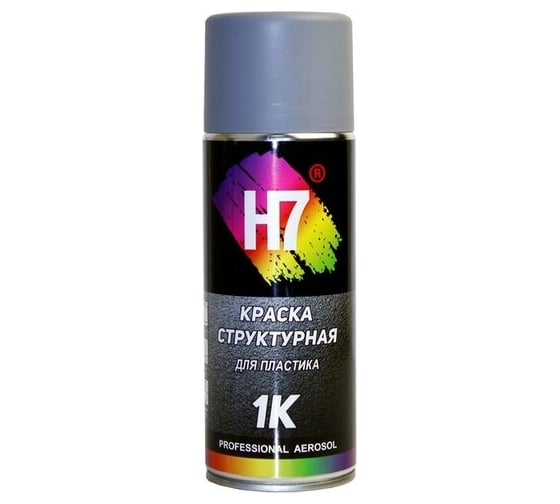 Структурная краска для пластика H7 (серая) аэрозоль 400мл 958291