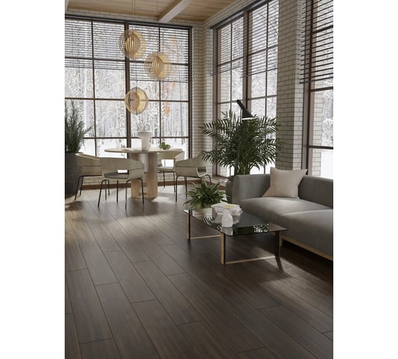 Ламинат EGGER Classic 12мм, 33 класс износостойкости, 1.496 кв.метра в упаковке, влагостойкий, фаска 181 Дуб Сория коричневый