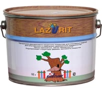 Декоративное покрытие для дерева Goodhim Lazurit зеленый, 9 л 73669