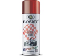 Акриловая краска Bosny аэрозоль, оранжево-красный RAL 2002 14