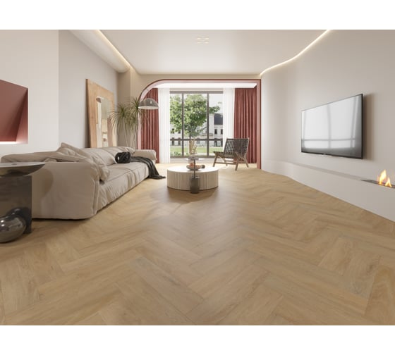 Кварц виниловый ламинат Lamiwood VENEZIA 43 класс, дуб тревизо, (SPC) 213
