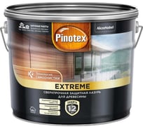 Лазурь для дерева Pinotex Extreme белая, 9 л 5805102