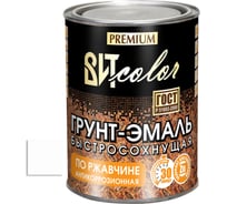 Грунт-эмаль ВИТcolor быстросохнущая, белая ral 9003, 0.8 кг 81723