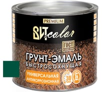 Грунт-эмаль ВИТcolor быстросохнущая, зелёный мох ral 6005, 1.8 кг 65973