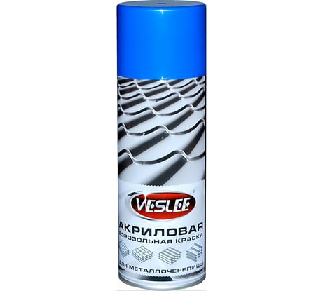 Краска для металлочерепицы Veslee сигнальный синий RAL 5005 VL-P6 5005