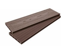 Террасная доска ТЕХНОДЕК 140x20x4000 мм, цвет шоколад TETDSH140204000TV2