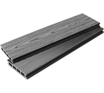 Террасная доска ТЕХНОДЕК 150x26x4000 мм, цвет графит TETDGR150264000TV2