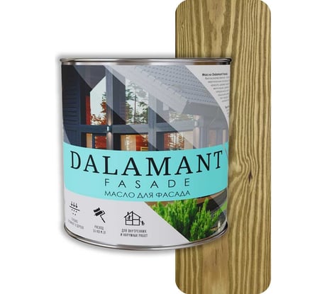 Масло фасадное Dalamant Дуб 2л ДЛ-00001153