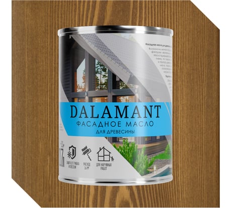 Масло фасадное Dalamant Можжевельник 0,7л ДЛ-00001144