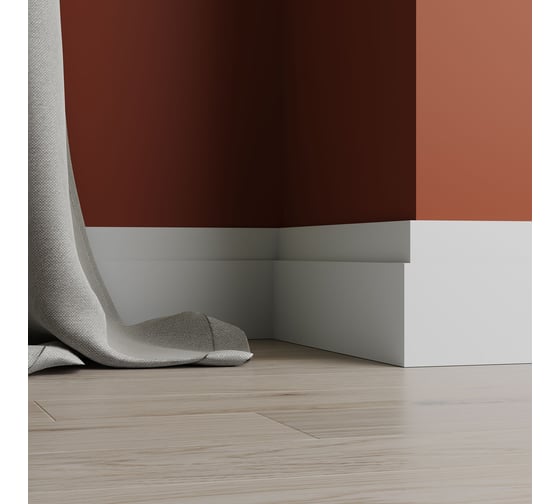Плинтус Ultrawood 2000x75x12 мм Base 7512 i 2.00