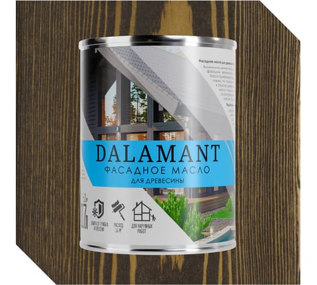 Масло фасадное Dalamant Палисандр 0,7л ДЛ-00001147