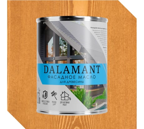Масло фасадное Dalamant Тик 0,7л ДЛ-00001148