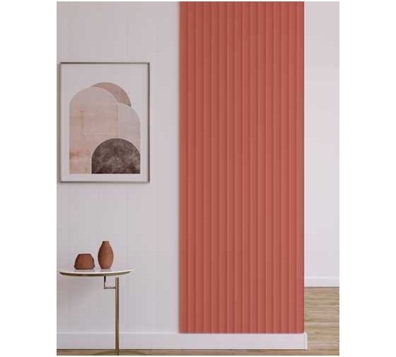 Интерьерная рейка STELLA De luxe планкен, МДФ, mauve, 16x60x2700 мм, в упаковке 6 шт. ЦБ-00010678