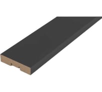Интерьерная рейка STELLA De luxe планкен, МДФ, black lead, 16x60x2700 мм, в упаковке 6 шт. ЦБ-00013195