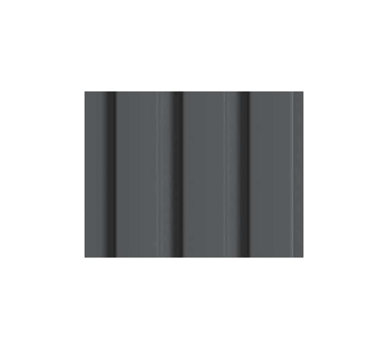 Реечная панель STELLA Beats de luxe МДФ, black lead, 2700x119x16 мм, в упаковке 4 шт. ЦБ-00013085
