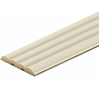 Реечная панель STELLA Wave de luxe МДФ, palomino, 2700x119x16 мм, в упаковке 4 шт. ЦБ-00013076