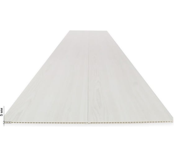 Панель STELLA Slim premium Беркана 122 ПВХ, 2.6x0.25 м, 5 мм, в упаковке 15 шт. ЦБ-00012665 1
