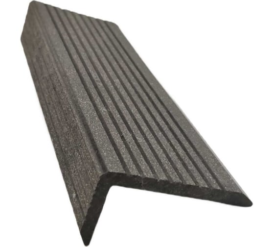 Уголок ТЕХНОДЕК 35x70x4000 мм, графит, 10 шт. TEUGGR35704000BR 1