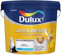 Краска Dulux Ultra Resist кухня и ванная, матовая, BC, 2,25 л 5757408