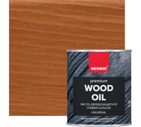 Деревозащитное масло NEOMID Premium 0.75 л, тик Н-маслоPrem-0,75/тик