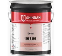Эмаль SHIHRAN КО-8101 серебристо-серая, 25 кг 4620105771917