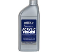 Акриловый укрепляющий грунт-концентрат HUSKY 1:3, глубокого проникновения 1л 31696
