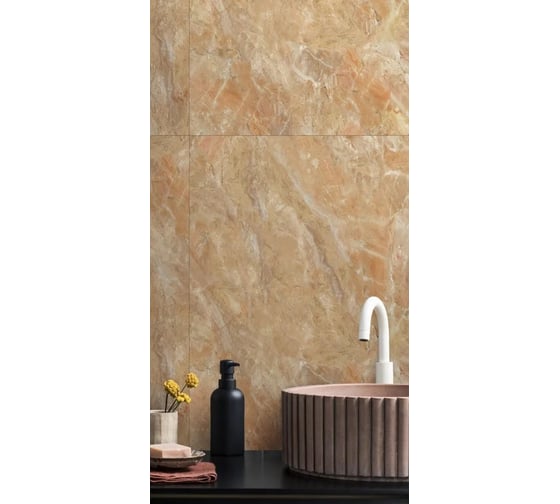 Панель ПВХ STELLA Novita Wall глянец, фуджи, 1200x600x2.5 мм, 4 шт. в упаковке ЦБ-00012903