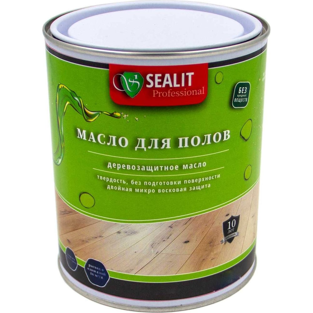 Масло для пола Sealit 1 л, дуб, 61-610 - выгодная цена, отзывы ...