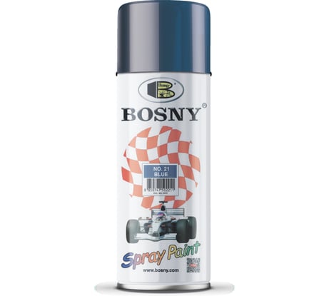 Универсальная краска Bosny синий, аэрозоль 21