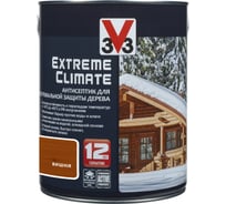 Акриловый антисептик для дерева V33 EXTREME CLIMATE полуглянец, вишня 117438