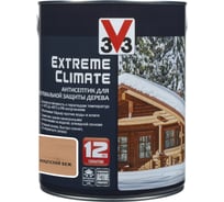 Акриловый антисептик для дерева V33 EXTREME CLIMATE матовый, французский беж 117441