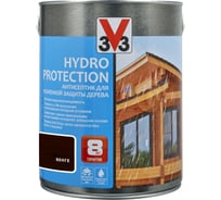 Акриловый антисептик для дерева V33 HYDRO PROTECTION полуглянец, венге 117415
