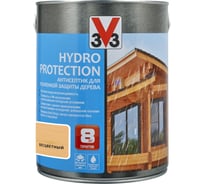 Акриловый антисептик для дерева V33 HYDRO PROTECTION полуглянец, бесцветный 117410