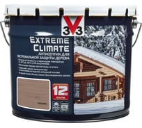 Акриловый антисептик для дерева V33 EXTREME CLIMATE матовый, платина 117457