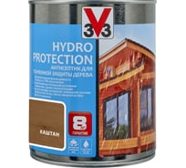 Акриловый антисептик для дерева V33 HYDRO PROTECTION полуглянец, каштан 117407