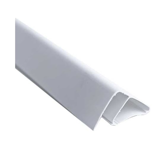 Плинтус ПВХ ООО Торговый дом Аргумент потолочный, белый, 3 м, 10 мм APKG431White